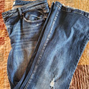 Petra153 Womens Flare Jeans